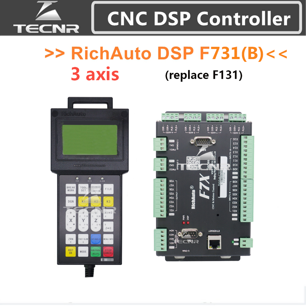 Richauto A11 Dsp Controller 3 Axis - RichAuto DSP F731 3 Axis Motion
