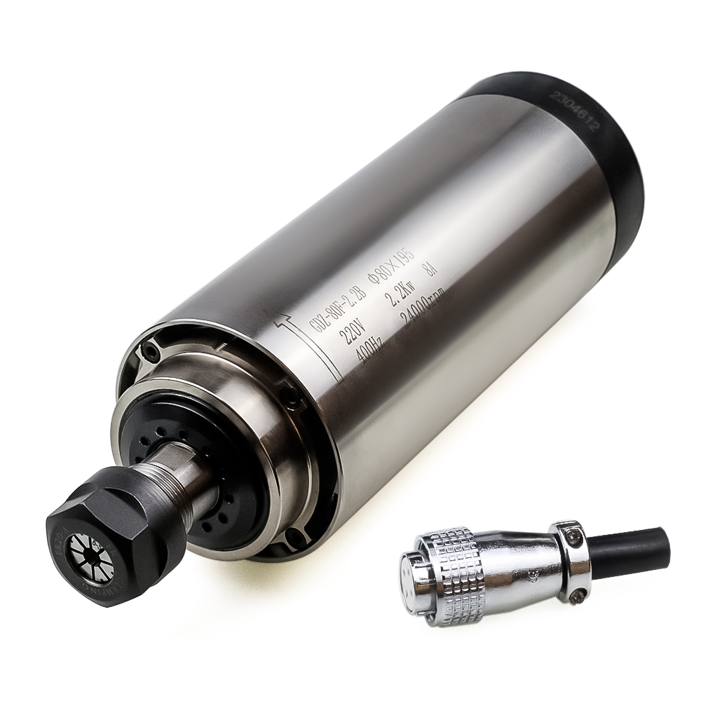 2.2KW 1.5KW Air Cooled CNC Spi - огляд і ціна Air Cooled 1.5Kw Spindle Motor Inverter 110V