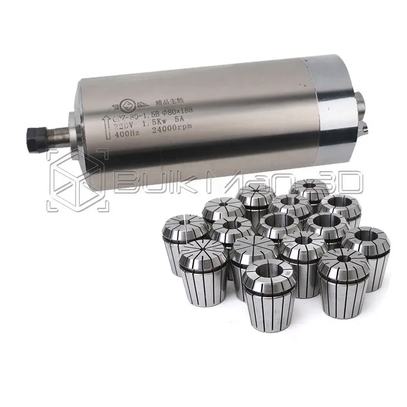 High Quality 2.2KW 220V/110V W - огляд і ціна Er20 Collet Chuck Spindle Motor 220V